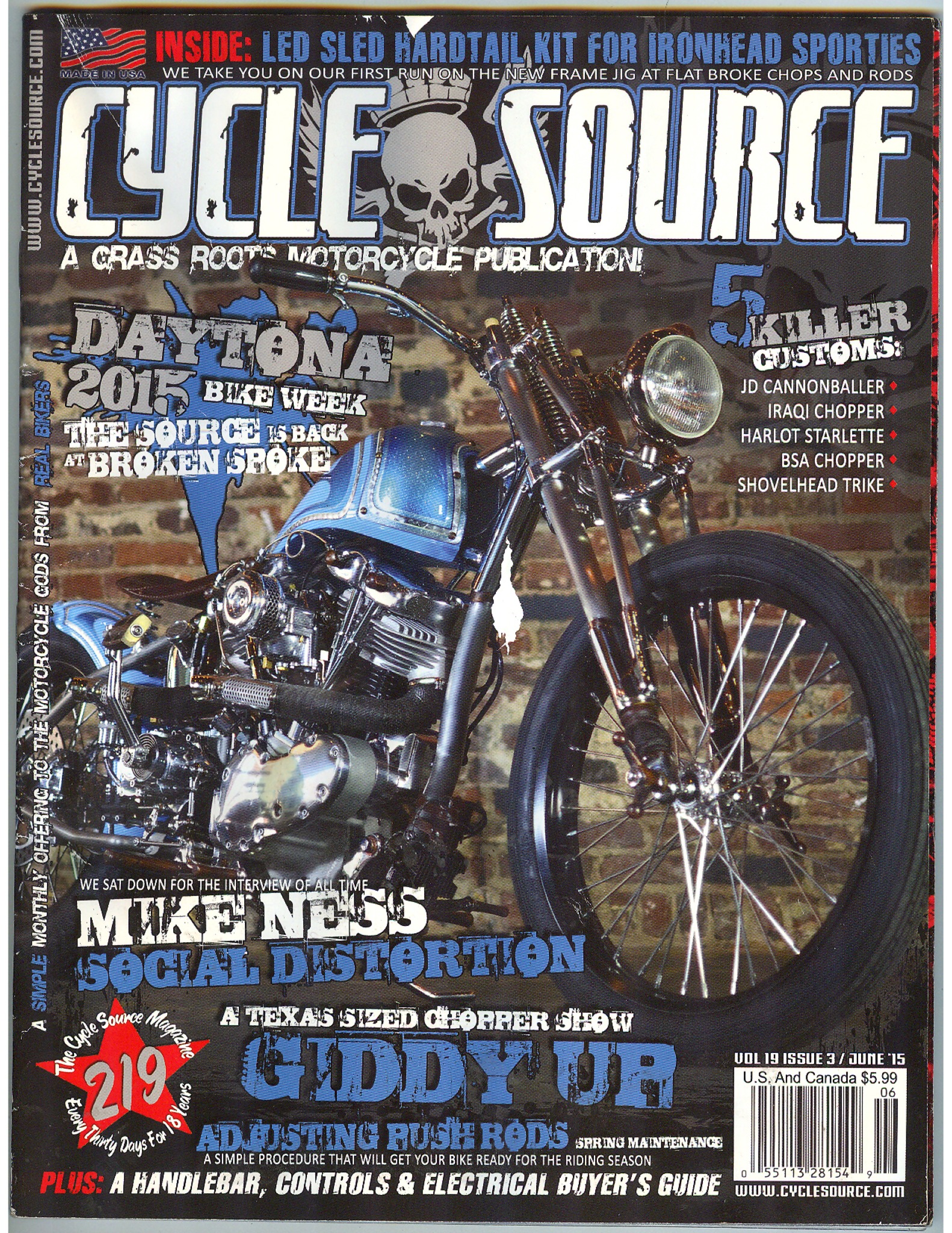 June 2015 Cycle Source magazine cover